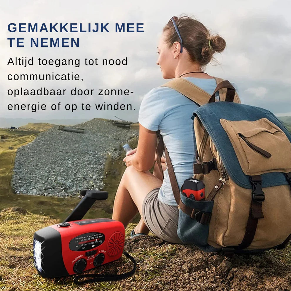 Crisisradio met Zonnepaneel